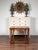 Brown English 1850s Barley Twist Mahogany Console Table with Red Marble Top For Sale - Image 8 of 12