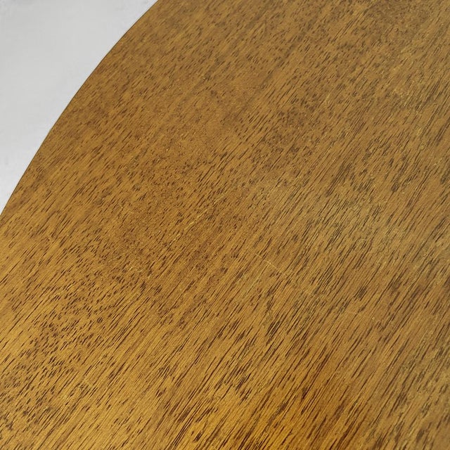 Italian Bauhaus Round Coffe Table in Wood and Metal, 1930s For Sale - Image 10 of 17