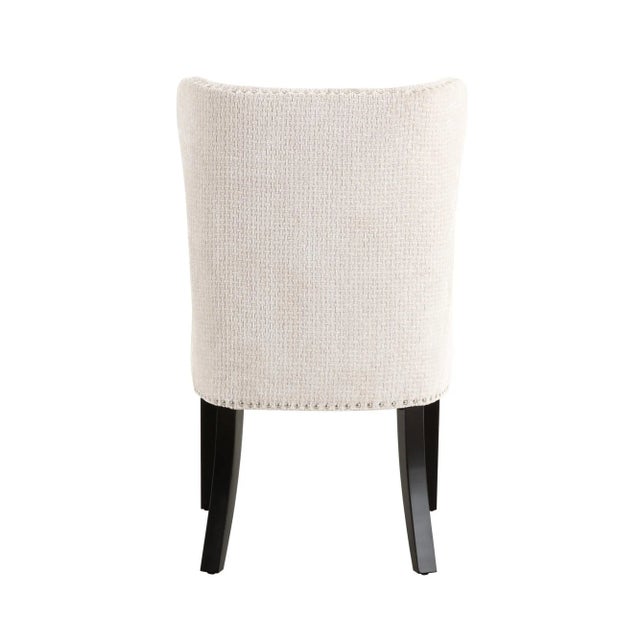 2020s Pasargad Home Elara Design Dining Chairs, Ivory - Set of 2 For Sale - Image 5 of 10