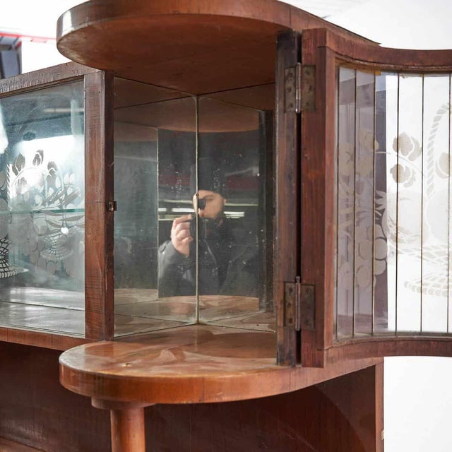 Art Deco Sideboard with Display Case For Sale - Image 10 of 13