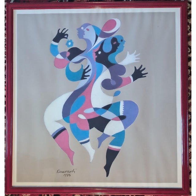 Ervardo Fioravanti, The Dancers, 1984, Silkscreen For Sale - Image 7 of 8