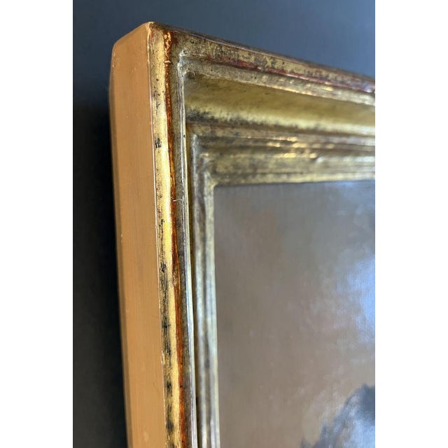 19th Century Loos, M., Romantic Landscape, 1874, Oil on Canvas, Framed For Sale - Image 5 of 10