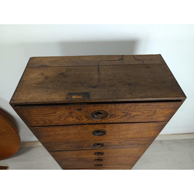 Oak Chest of Drawers For Sale - Image 6 of 18