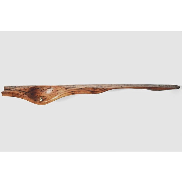 W1214 wall hanging shelf in natural oak wood by jörg pietschmann dimensions: d 14 x w 149 x h 14 cm. Materials: oak wood....