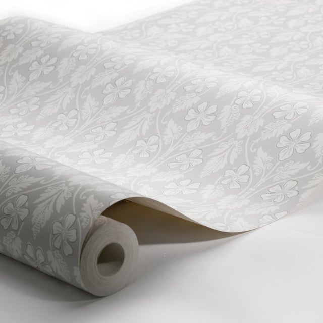 Nora in grey, a gorgeous Art Nouveau wallpaper designed by BorÃ¥stapeter, was inspired by the delicate styles prominent at...