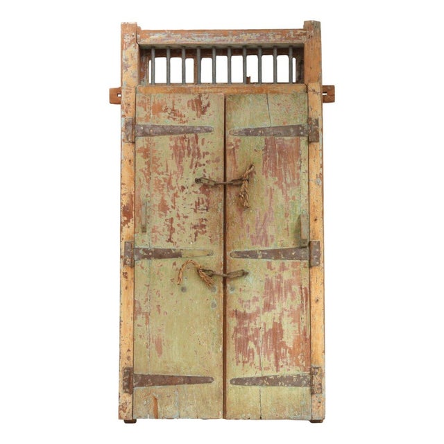Vintage Door in Teak, 1990s For Sale - Image 6 of 6