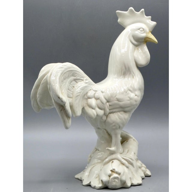 Italian Blanc De Chine Rooster Figurine For Sale - Image 6 of 12