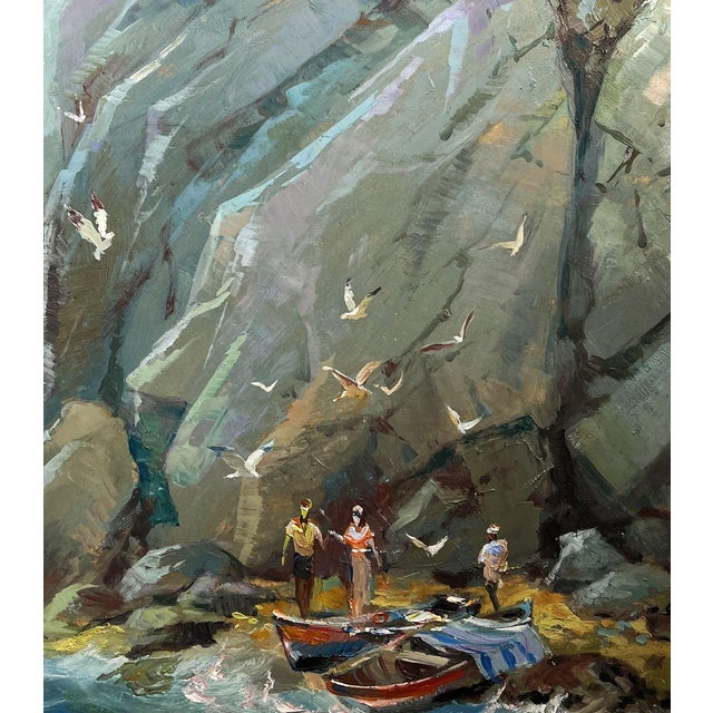 Oil Painting Whisper of the Sea Waves Yuriy Suprunchuk For Sale - Image 9 of 10