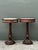 Vintage Regency Ormolu Pedestal Table With Inset Marble - Set of 2 For Sale - Image 10 of 12
