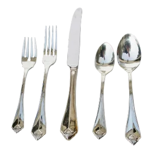 5 Pc. Silver-Plate Oneida Dinner Set for 12-Aset of 60