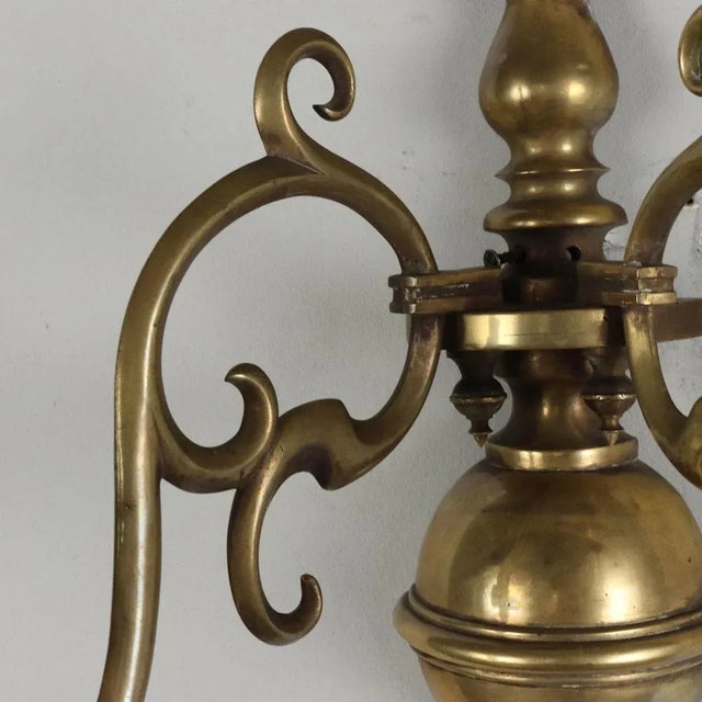 Baroque Bronze Wall Lights, Set of 2 For Sale - Image 3 of 6