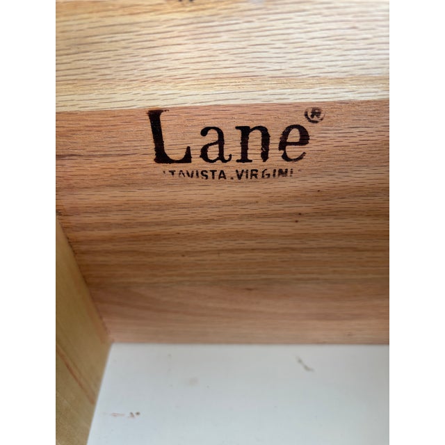 Mid 20th Century Lane Furniture Campaign Style 2 Drawer Walnut Nightstands - A Pair For Sale - Image 12 of 12