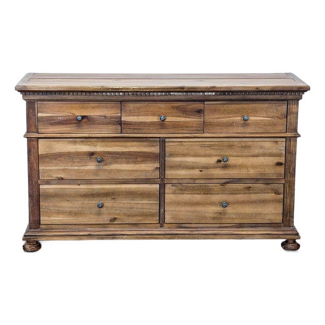 Restoration Hardware Jameson Baby and Child 7-Drawer Wooden Dresser For Sale