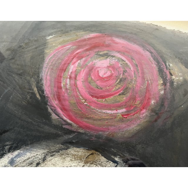 Mid-Century Modern Large Vintage Abstract Organic Mid Century Work For Sale - Image 3 of 13