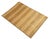 Modern 6'x9' Hand-Knotted Modern Tibetan Wool & Silk Carved Linear Rug in Gold & Green For Sale - Image 3 of 10