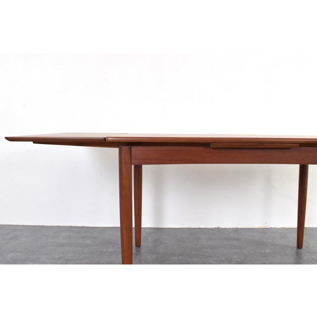 Mid-Century Danish Teak Extendable Dining Table, 1960s For Sale - Image 17 of 18