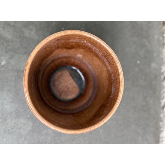 Vintage Planter Dumler & Breiden Fat Lava Glaze Ceramic Pottery German Brutalist Mid Century Modern For Sale - Image 4 of 5