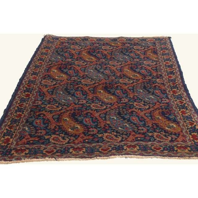 English Late 19th Century Persian Tabriz Rug, 02'11 X 04'05 For Sale - Image 3 of 10