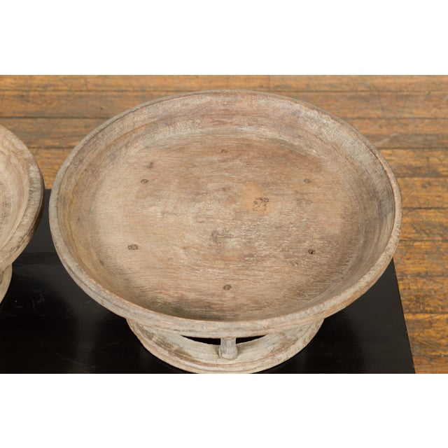 Thai Offering Tray to Display Food in Front of the Buddha, with Natural Patina For Sale In New York - Image 6 of 11