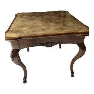 2 Mid Century Games Table by Baker Furniture C.1970s For Sale