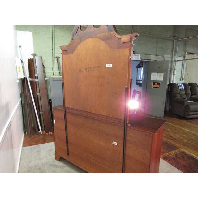 Brown Lexington Bob Timberlake Solid Cherry Dresser With Mirror For Sale - Image 8 of 10