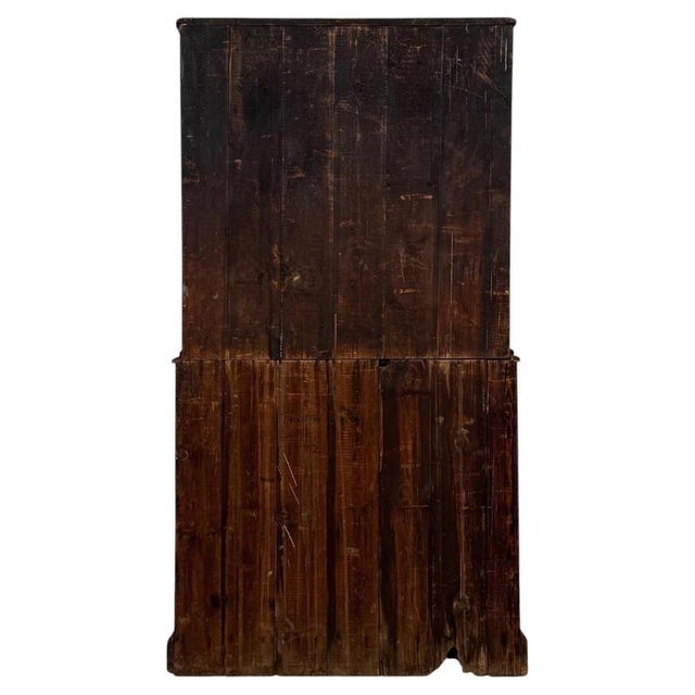 Wood Antique 19th Century English Victorian Pitch Pine Dresser For Sale - Image 7 of 14