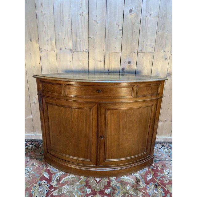 Louis Philippe Corner Cabinet in Solid Wood For Sale - Image 5 of 7