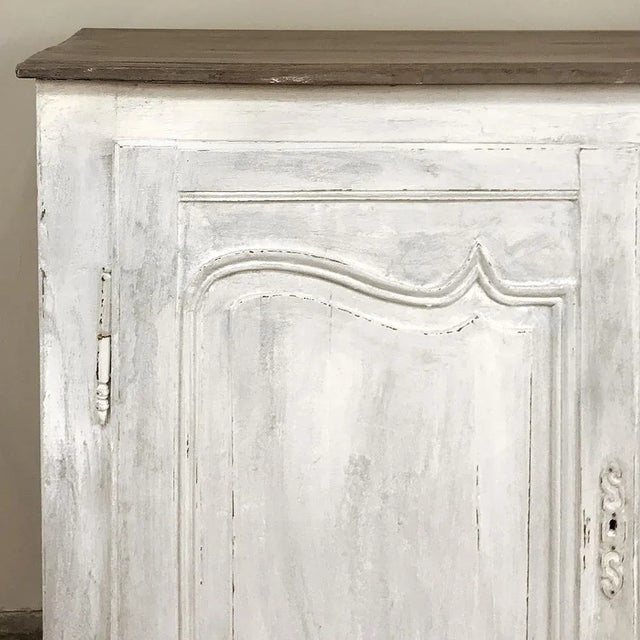 18th Century Country French Provincial Painted Buffet For Sale - Image 9 of 12