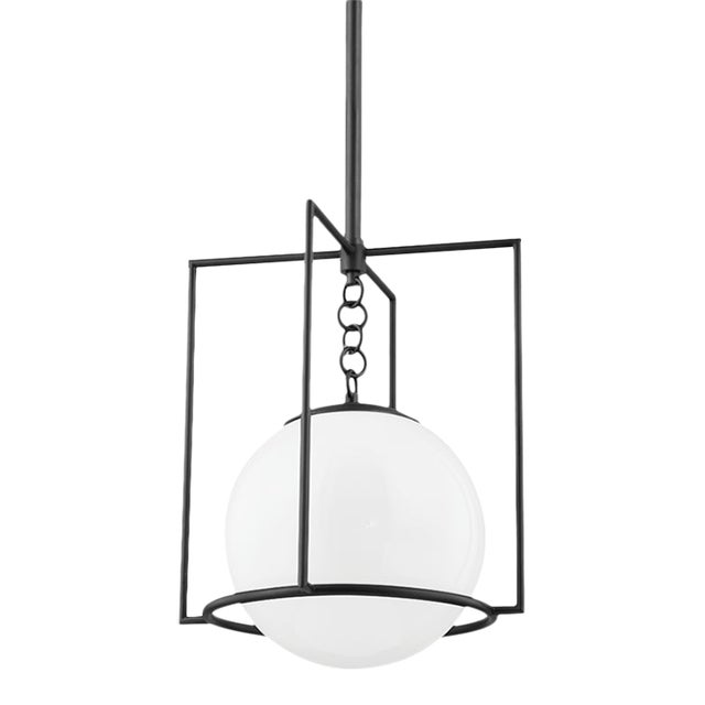 Mitzi Frankie 1-Light Small Pendant, Old Bronze For Sale