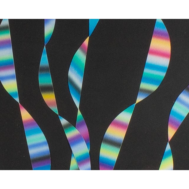 Postmodern 1986 "A Surprise Letter" Airbrush Collage by Steve Redman For Sale - Image 3 of 10