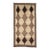 Vintage Vintage Handmade Persian Gabbeh Rug Featuring an Undyed Wool Field With a Geometric Diamond Lattice Pattern. 4'x 7'8" For Sale