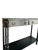 2010s Black Faux Bamboo Console Table For Sale - Image 5 of 8