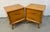 Mid-Century Modern Unique Mid-Century Nightstands With Sculpted Pulls, A Pair For Sale - Image 3 of 10