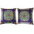 Textile Pair of Traditional Persian Decorative Accent Pillows - 14ʺw × 14ʺh For Sale - Image 7 of 7