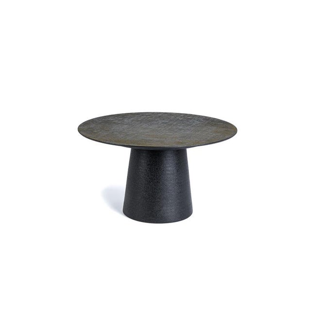 Bronze Crocodile Fungo 600 Coffee Table by Disain1971 Dimensions: D 60 x H 32 cm Materials: black, bronze, ceramic base....