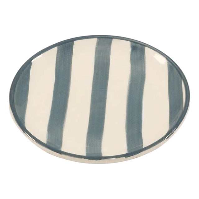 Lido Dessert Plate - Set of 4 - Gray For Sale