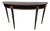 1980s Stickley Federal Style Demilune Mahogany Inlaid Yew Wood Hall Console Table For Sale