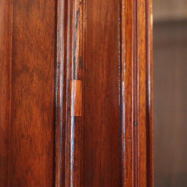 Antique Renaissance Revival Walnut & Burl 2 Door Bookcase C1890 For Sale - Image 13 of 15