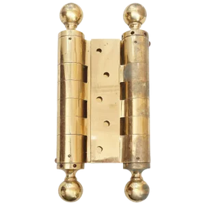 Enormous Solid Brass Church Door Hinges Paperweight