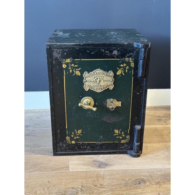 Antique Iron Safe, 1890s For Sale - Image 6 of 11