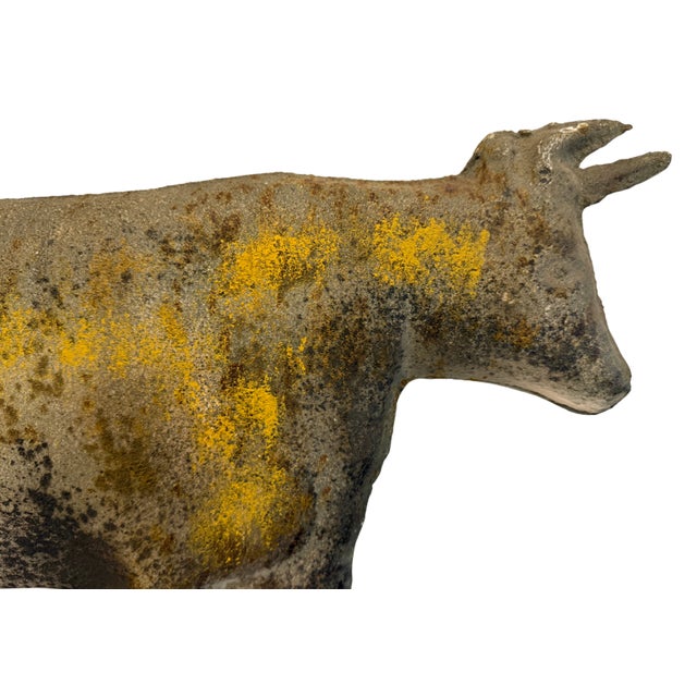 Late 20th Century Tin Cow/Ox Weathervane For Sale - Image 6 of 8
