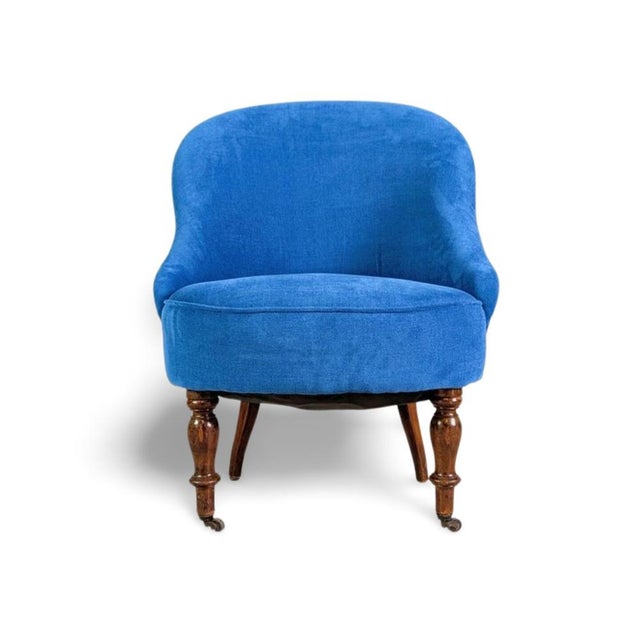 Antique Victorian Lounge Chair, 1890 For Sale - Image 4 of 8