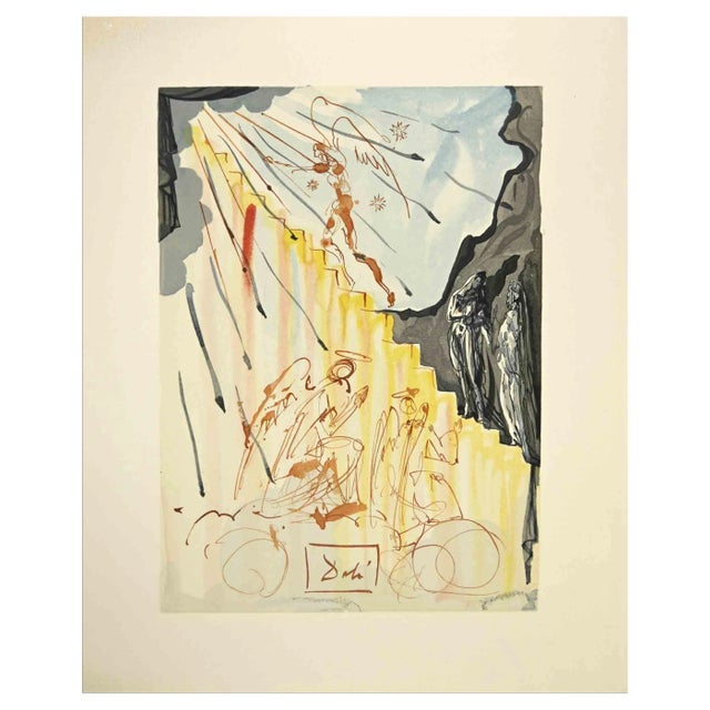 Salvador Dali, The Celestial Scale, Woodcut, 1963 For Sale