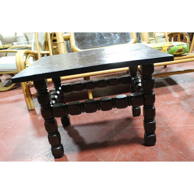 1970s Adrian Pearsall Craft Assoc. "Strictly Spanish" Side Table For Sale In Detroit - Image 6 of 9