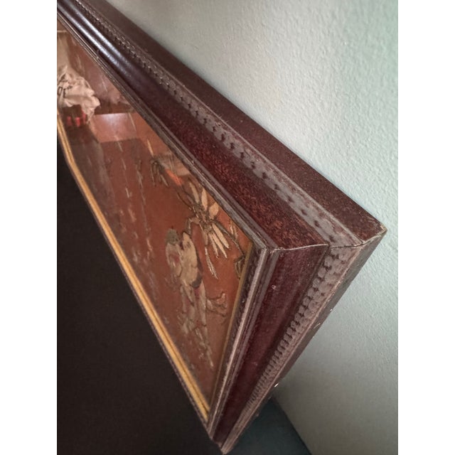 Late Qing Dynasty Silk & Gold Couchwork Panel: The Sanxing Deities, C. 1890 For Sale - Image 4 of 11