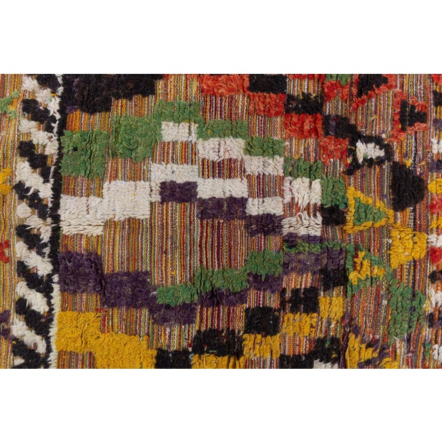 Doris Leslie Blau Mid-Century Vintage Moroccan Tribal Ivory Hand-Knotted Rug For Sale In New York - Image 6 of 9