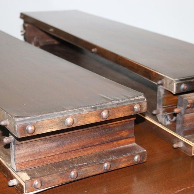 Antique Berkey and Gay Kittinger School Carved Walnut Trestle Table C1930 For Sale - Image 11 of 18