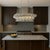 Metal Aloadecor Glam 5-Light 43'' Modern Dining Room Chandelier With Hand-Blown Textured Clear Glass Globes and Chrome Finish For Sale - Image 7 of 9