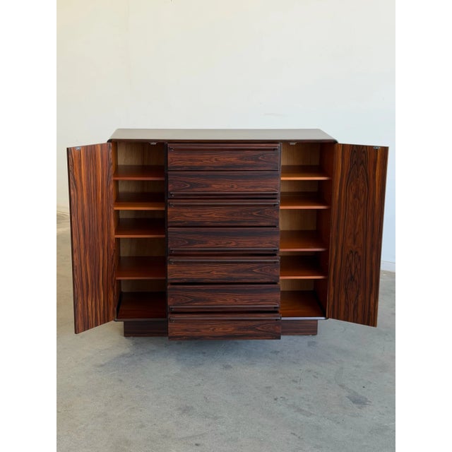 Rosewood Mid-Century Modern Cabinet For Sale - Image 4 of 18