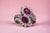 Contemporary The East Lake Drive: Natural Double Ruby Bypass Ring with Diamonds For Sale - Image 3 of 11